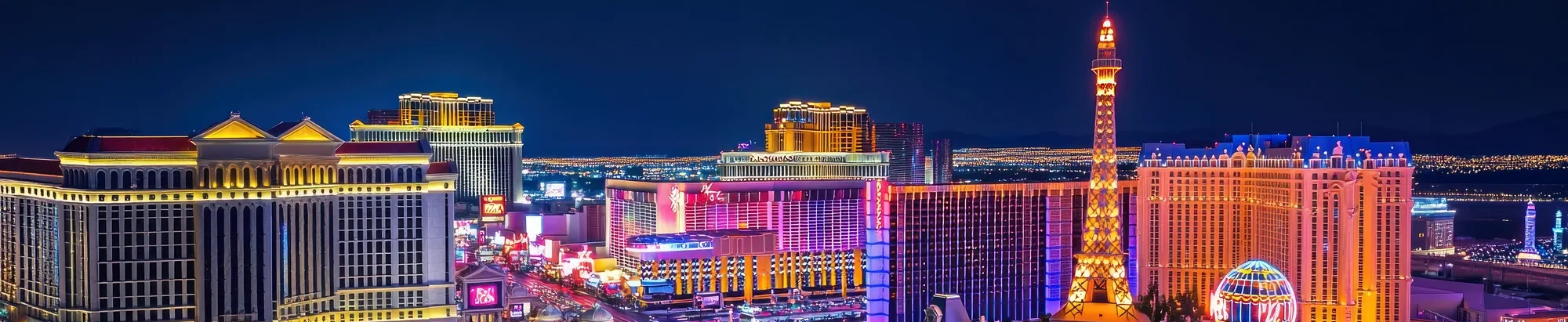The Las Vegas Strip at night